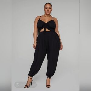 Fashion to Figure cut out jumpsuit size 2x